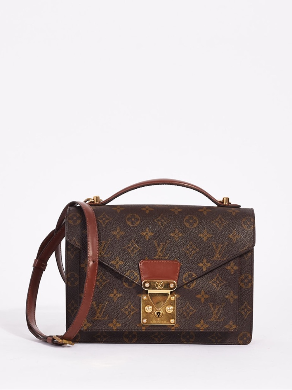 Louis Vuitton Monceau Handbag Monogram Canv